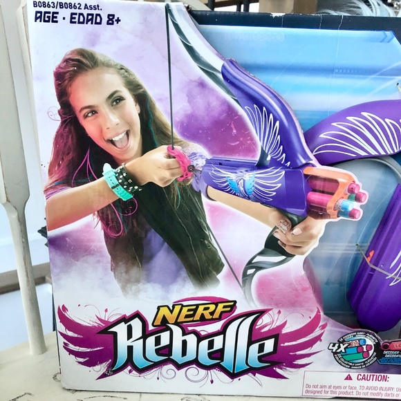 NERF, Rebelle, Secrets & Spies, Strongheart Bow, 2014, NEW, Old Stock, RARE - Picture 6 of 14